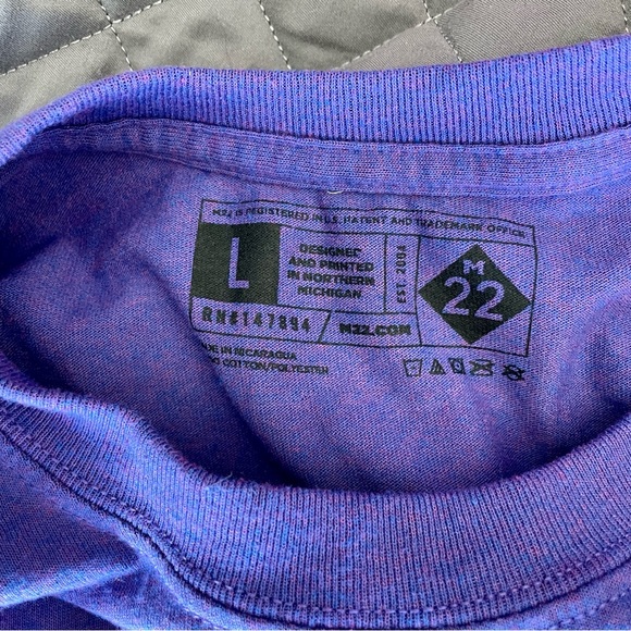 M22 Logo Purple Graphic Tee - Picture 3 of 6